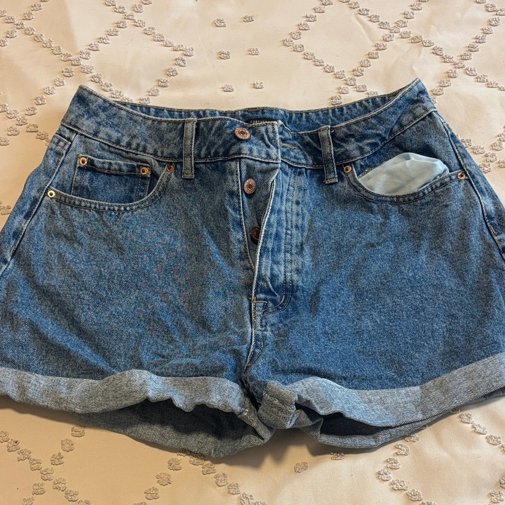 Denim Blue Women's Shorts